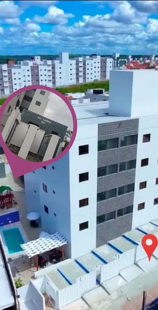 Acesso às garagens pela Rua Arnaldo Campelo